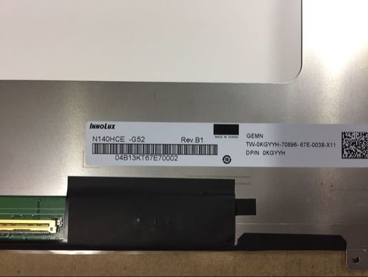 نمایشگر LCD صنعتی N140HCE-G52 INNOLUX 14.0 &quot;1920 (RGB) × 1080 300 cd / m²