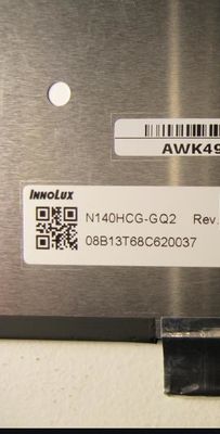 نمایشگر LCD صنعتی N140HCG-GQ2 INNOLUX 14.0 &quot;1920 (RGB) × 1080 400 cd / m²