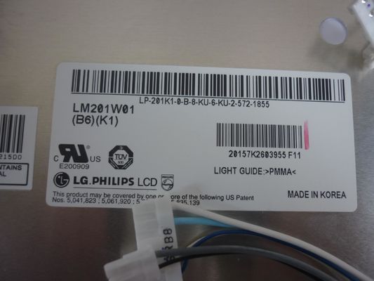LM201W01-SLA3 LG. LCD 20.1" 1680 ((RGB) ×1050 دمای ذخیره سازی: -20 ~ 60 °C نمایشگر LCD صنعتی