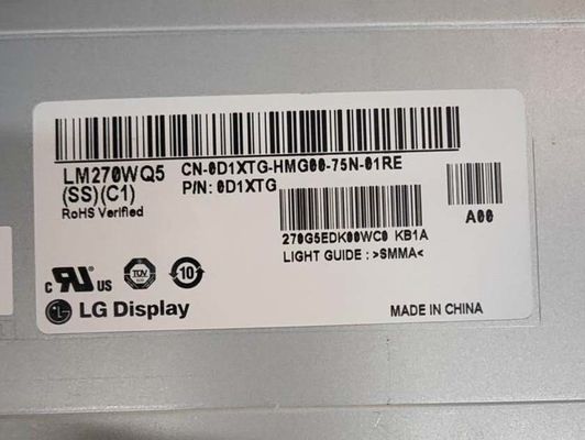 2560x1440 300cd/m2 Lcd Video Module 27.0" LM270WQ5-SSC1 89/89/89/89 (نوع)