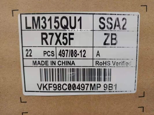 LM315QU1-SSA2 32.0" 7680x4320 نمایشگر TFT صنعتی 400 cd/m2 89/89/89/89 (نوع)