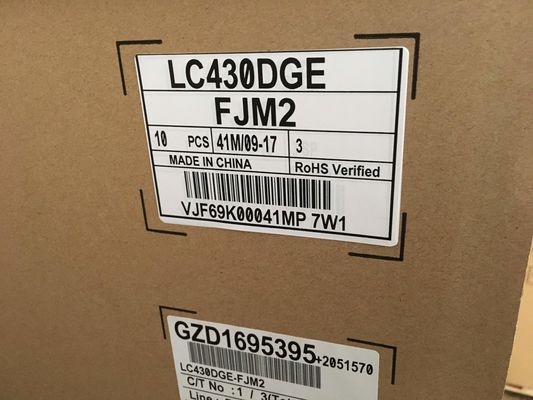LC430DGE-FJM2 LG Display 43 &quot;3840 × 2160 390cd / m2 LCD LCD Display