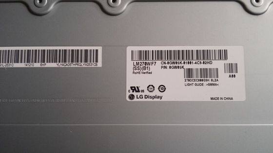 LM270WF7-SSB1 LG Display 27.0 &quot;1920 × 1080 250cd / m2 LCD LCD Display
