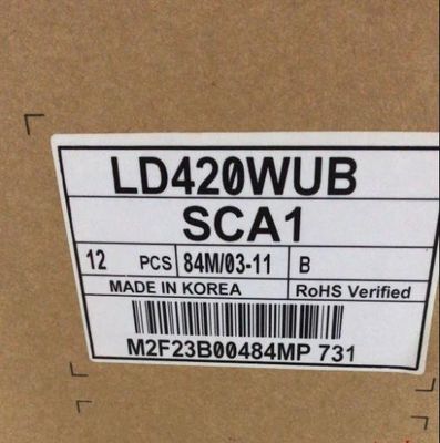 24in 1920×1080 700cd/M2 Tft LCD Screen 2PPI LD420WUB-SCA1 89/89/89/89 (نوع)