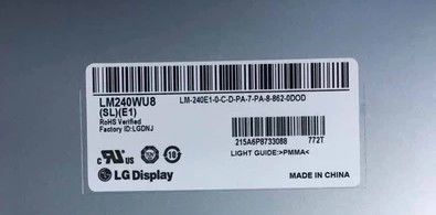 صفحه نمایش LCD صنعتی LM240WU8-SLE4 LG 24.0 &quot;1920 (RGB) × 1200 300 cd / m²