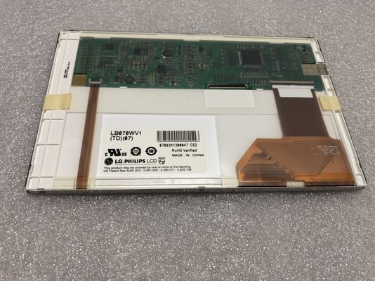 LB070WV1-TD07 LG. LCD 7.0" 800 ((RGB) × 480 250 cd/m2 نمایشگر LCD صنعتی