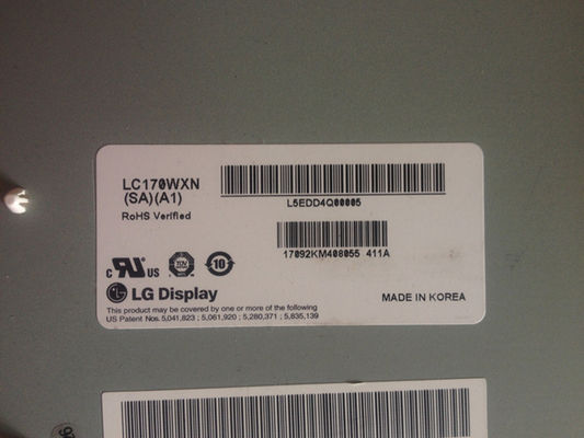 1366x768 350cd/M2 RGB Tft Display 17.0" LC170WXN-SAA1 89/89/89/89 (Min.)