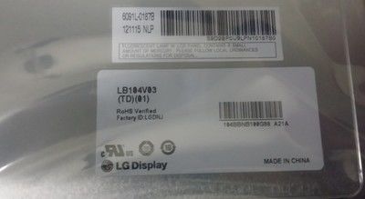 LB104V03-A1 LG. LCD 10.4" 640 ((RGB) × 480 400 cd/m2 نمایشگر LCD صنعتی
