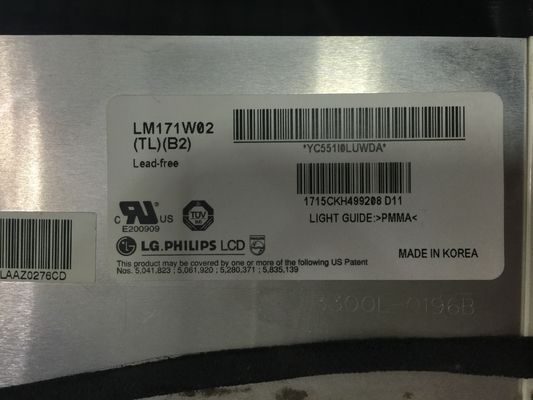 صفحه نمایش LCD صنعتی LM171W02-TLB2 LG.Philips LCD 17.1 &quot;1440 (RGB) × 900 250 cd / m²