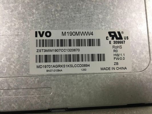 صفحه نمایش LCD صنعتی LM190WX2-TLK1 LG 19.0 &quot;1440 (RGB) 250 900 250 cd / m²