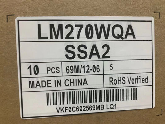 LM270WQA-SSA2 LG Display 27.0 &quot;2560 (RGB) × 1440 400 cd / m² Display LCD LCD INDUSTRIAL