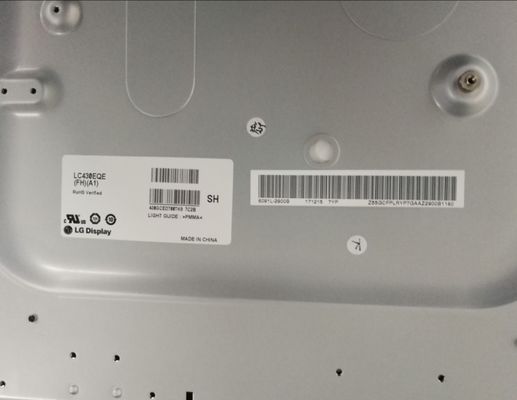 3840×2160 103PPI WLED TFT Display 350cd/m2 LC430EQE-FHA1 43"89/89/89/89 (نوع)