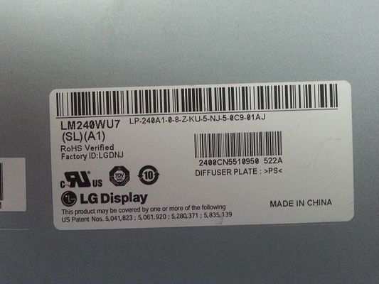 1920×1200 400cd/m2 Square Tft Display 94PPI LM240WU7-SLB3 89/89/89/89 (نوع)