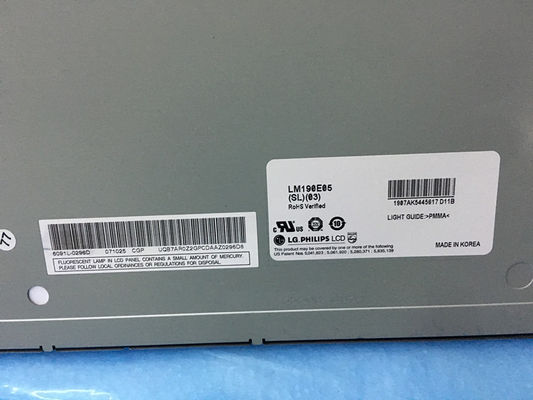 LM190E05-SL03 LG. LCD 19.0" 1280 ((RGB) × 1024 230 cd/m2 نمایشگر LCD صنعتی