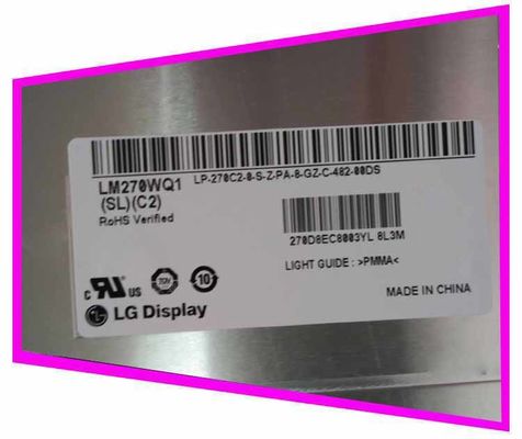LM270WQ1-SDF1 LG Display 27.0 &quot;2560 (RGB) × 1440 440 cd / m² Display LCD LCD INDUSTRIAL