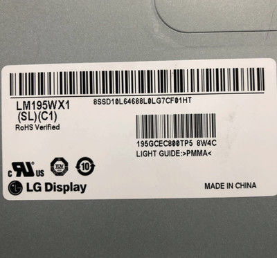 LM195WX1-SLC1 LG Display 19.5 &quot;1440 (RGB) × 900 250 cd / m² Display LCD LCD INDUSTRIAL