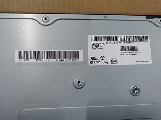 نمایشگر LCD صنعتی LM270WFC-SSA1 LG 27.0 &quot;1920 (RGB) 80 1080 250 cd / m²