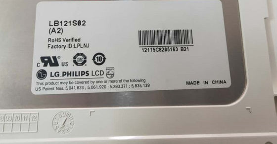 12.1" 800×600 400cd/m2 82PPI WLED TFT Panel LB121S03-TL01 65/65/50/60 (نوع)