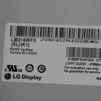 پانل LCD صنعتی 102PPI 250 سی دی / متر مربع LM215WF3-SLK1 1920 LE 1080 WLED