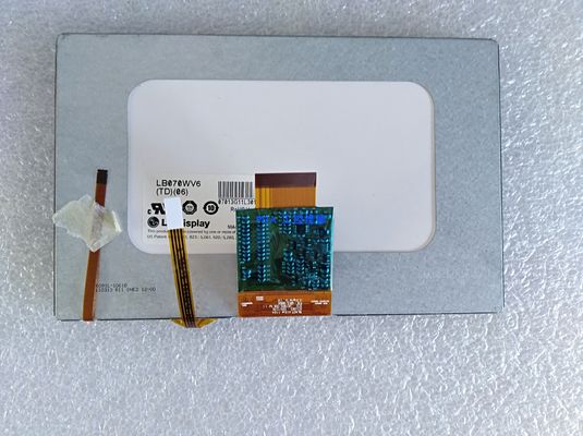 7.0" 800×480 350cd/M2 134PPI Square Tft Screen LB070WV6-TD08 65/65/50/60 (نوع)