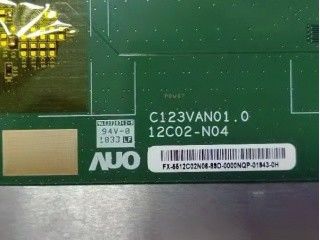 12.3 اینچ خودرو TFT نمایشگر C123VAN01.0 RSDS (1 کانال) FPC به طور معمول سیاه