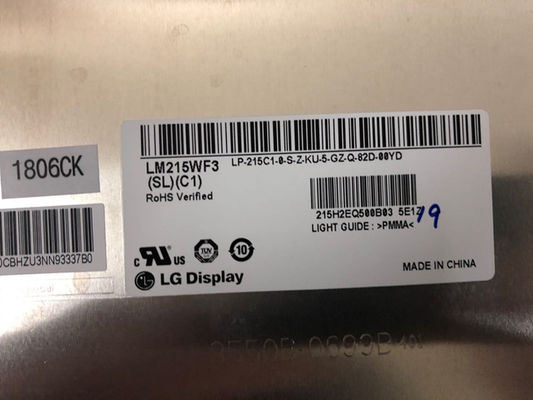 LCM 102PPI NTSC صفحه نمایش LCD LCD 1920 × 1080 250cd/m2 LM215WF3-SLC1