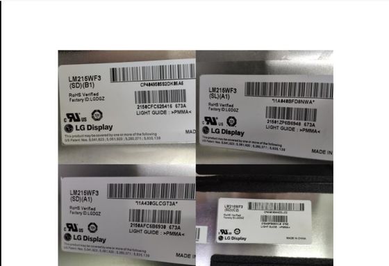 1920 × 1080 RGB 330cd/m2 صنعتی TFT صفحه نمایش 21.5 اینچ LM215WF3-SLA1 FHD 102PPI