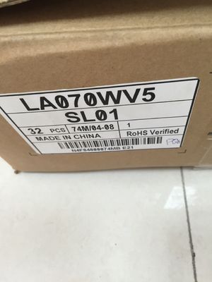 580cd/M2 TFT LCD Panel 133PPI WVGA LA070WV5-SL01 800 × 480 WLED