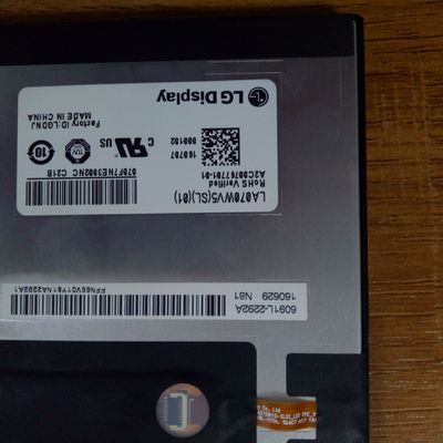580cd/M2 TFT LCD Panel 133PPI WVGA LA070WV5-SL01 800 × 480 WLED
