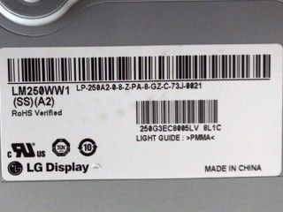 20.0 &quot;250cd/M2 NTSC پنل ال سی دی صنعتی CSHD 111PPI LM250WW1-SSA2